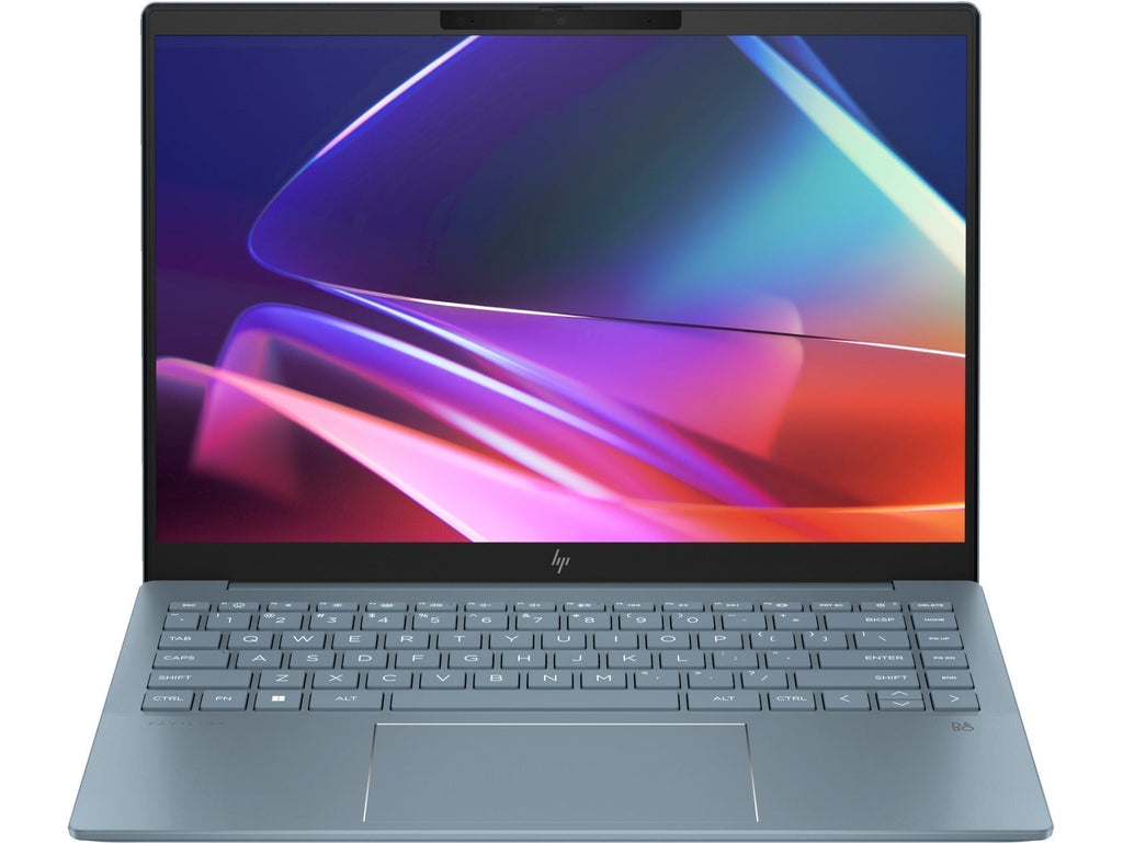 HP PAVILION Plus 14 - EW0070TU Laptop (Moonlight Blue) | 14" 2.8K (2880X1800) | i7 - 1355U | 16GB RAM | 512GB SSD | Intel Iris XE | Windows 11 Home | MS Office Home & Student 2021 | HP Prelude Topload Bag - Nectostry