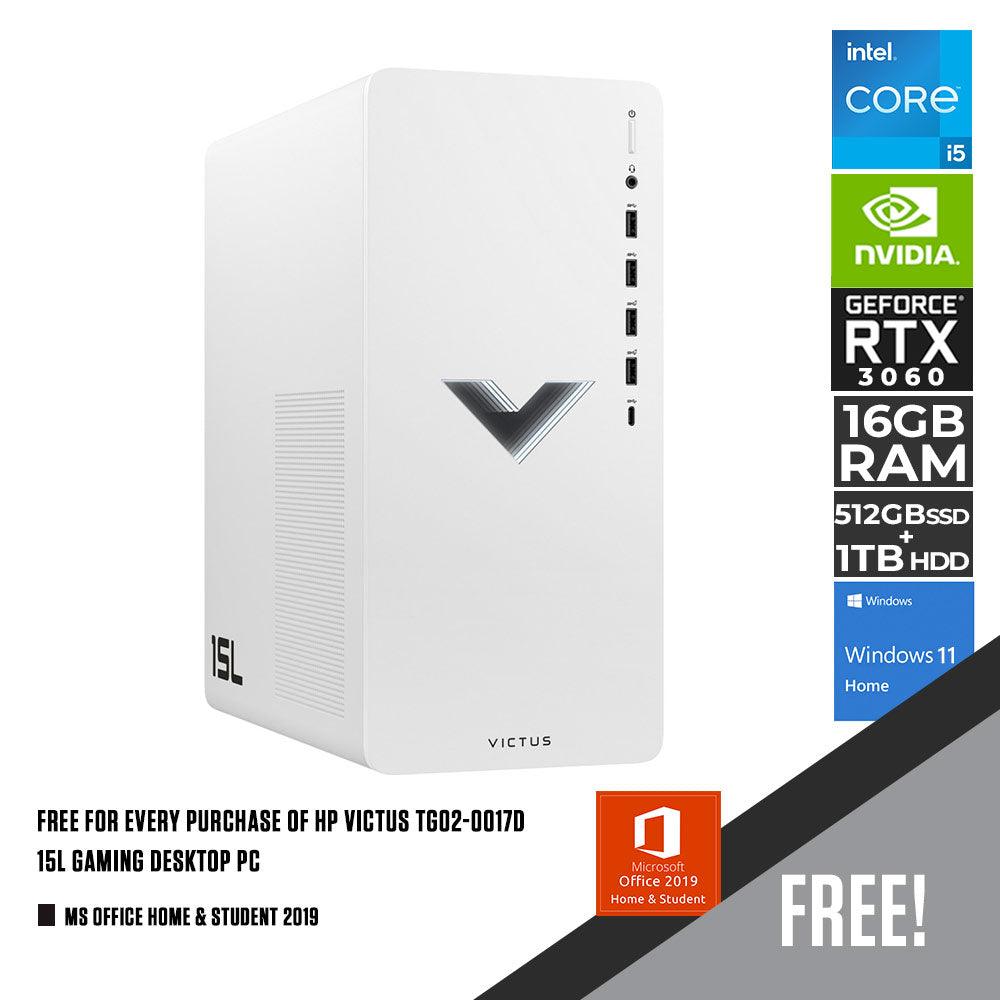 HP Victus TG02 - 0017D 15L Gaming Desktop PC Ms Office Home & Student - Nectostry
