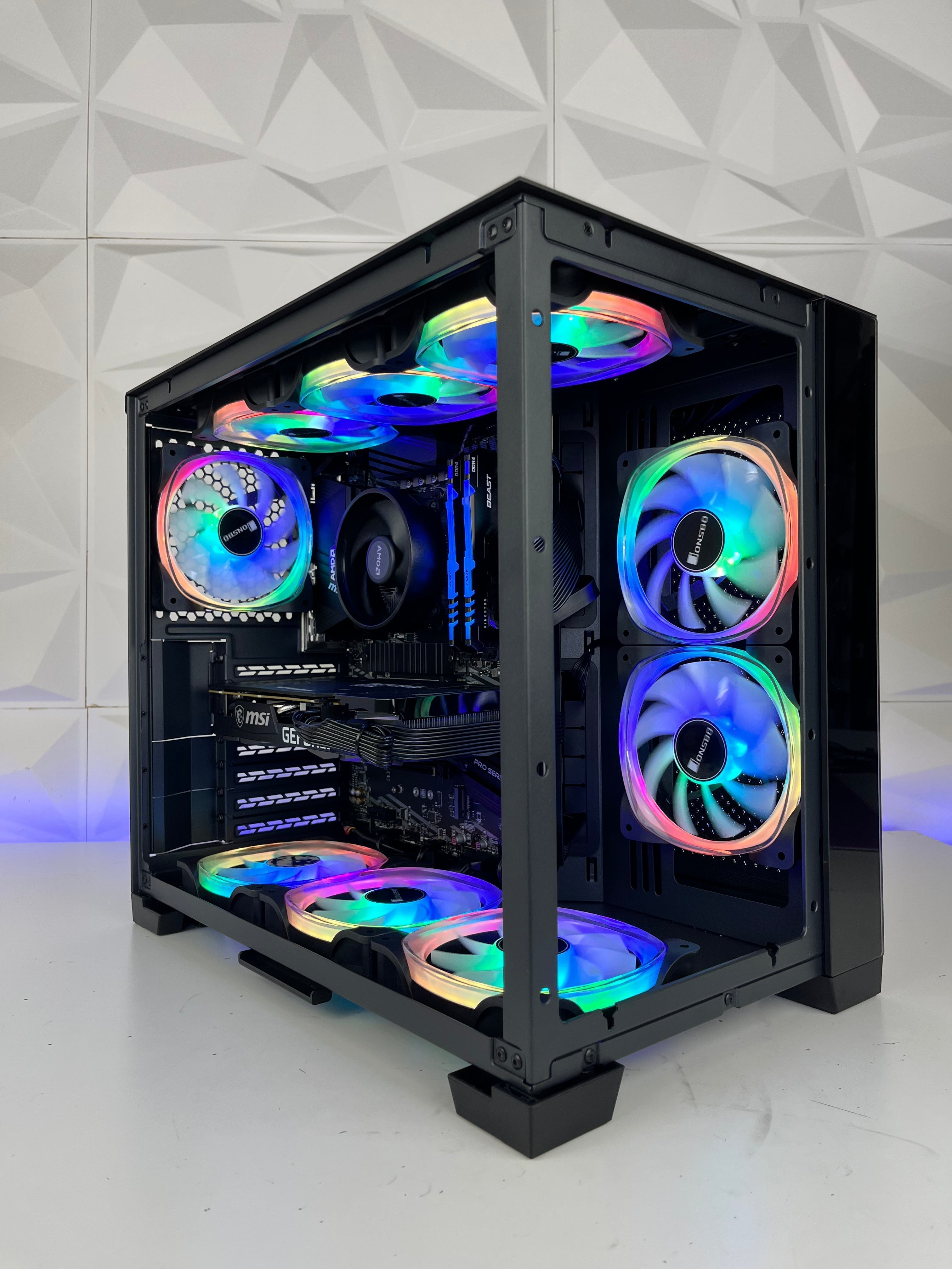 I Gaming Computer | RTX 4060/ RTX 4060 Ti | AMD Ryzen 5 | SP8 Crystal - Nectostry