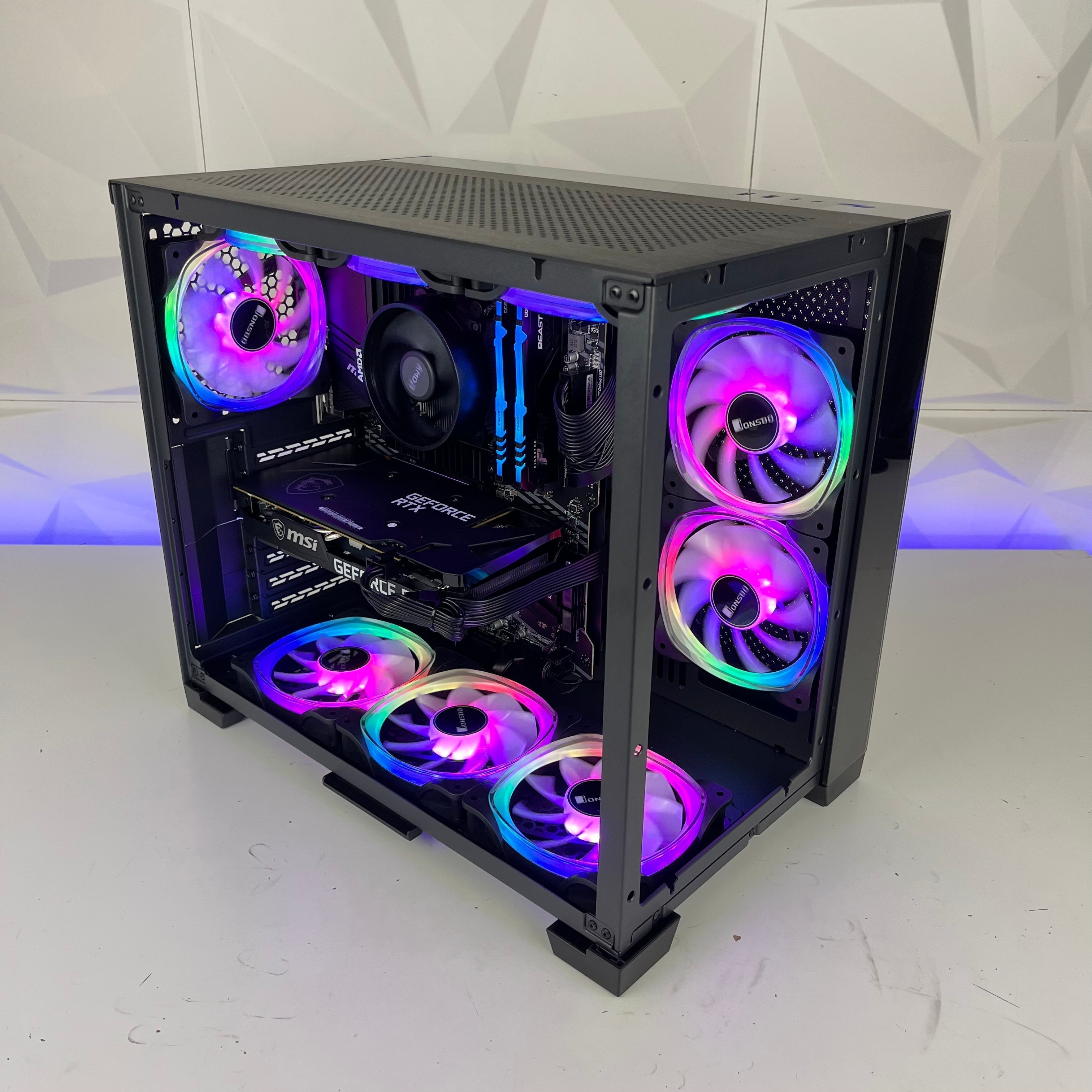 I Gaming Computer | RTX 4060/ RTX 4060 Ti | AMD Ryzen 5 | SP8 Crystal - Nectostry