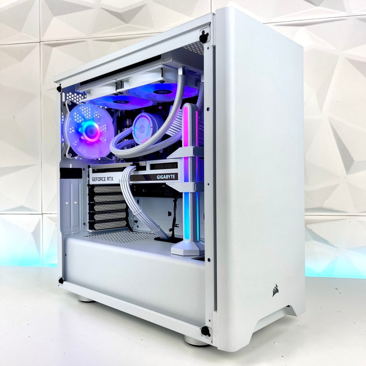 I Gaming Computer | Ryzen 5 5600 | RTX 4060/4060 Ti Ultra OC | Arctic White - Nectostry