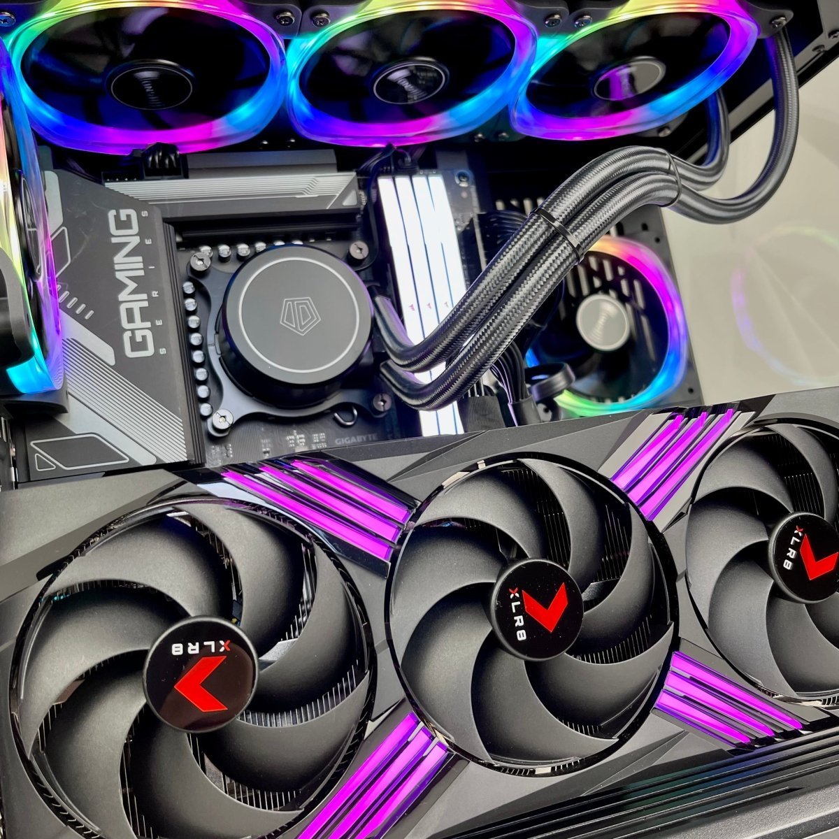 IGaming Core i7/i9 14900KF | RTX 4080 - 4090 | DDR5 Ram | Hyte 60 Pro Black - Nectostry