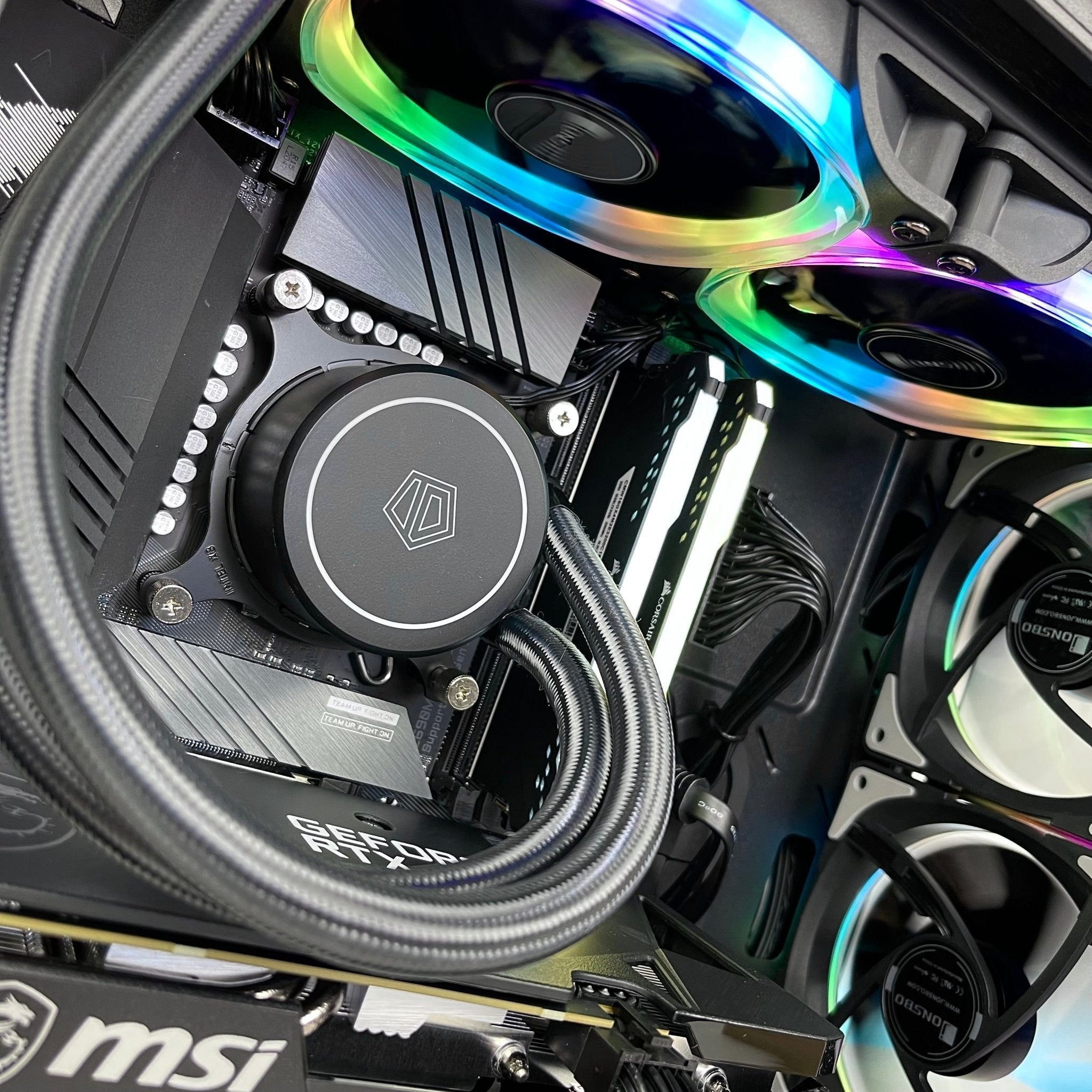 IGaming Intel Core i5/i7 14700KF | RTX 4060Ti/4070S | Crystal 280x Black - Nectostry