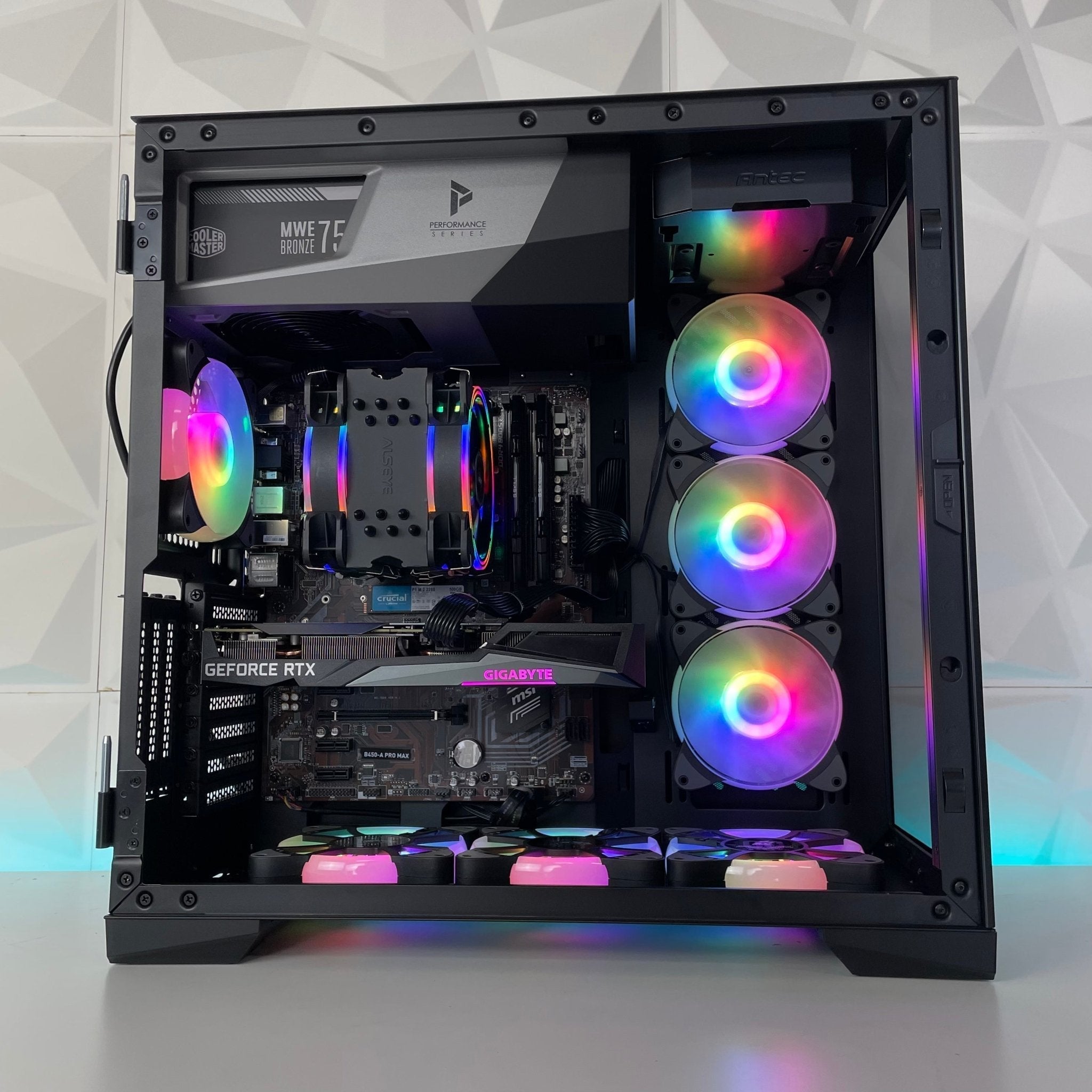 IGaming RTX 4060 Ti/ RTX 4070S | Intel 12th Gen 12600KF | P120 Black - Nectostry