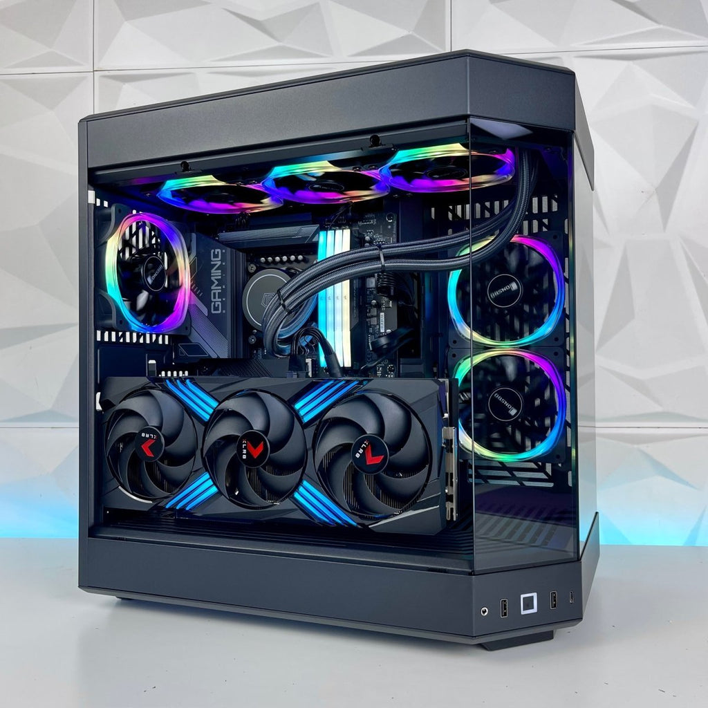 IGaming Ryzen 5/7 7700X | RTX 4060 Ti - 4070 Ti super | 32GB DDR5 Ram | Hyte 60 Pro Black - Nectostry