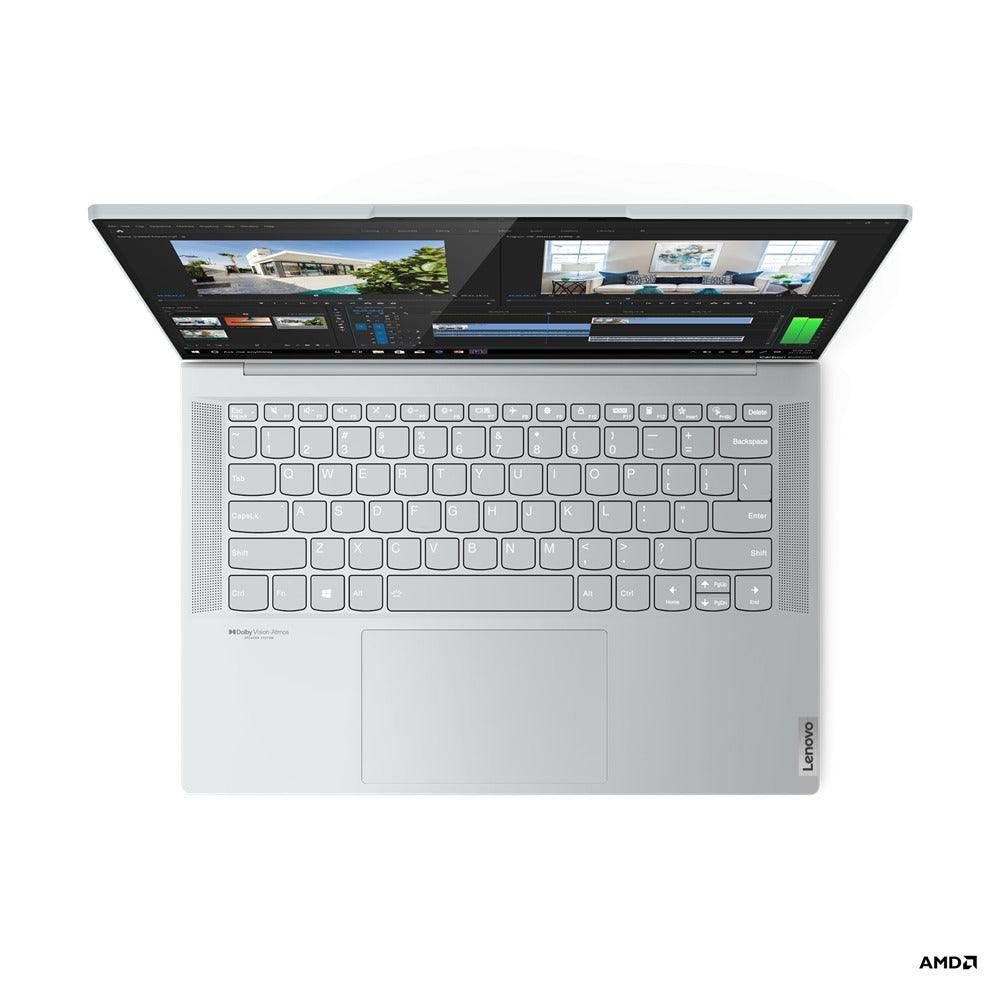 Lenovo Yoga Slim 7 Carbon 14ACN6 82L0003DPH Laptop (Cloud Grey) | 14” 2.8K Oled | Ryzen 5 5600U | 16 GB DDR4 | 512 GB SSD | MX450 | Windows 11 Home | MS Office Home & Student 2021 + Lenovo Casual Backpack B210 - Nectostry