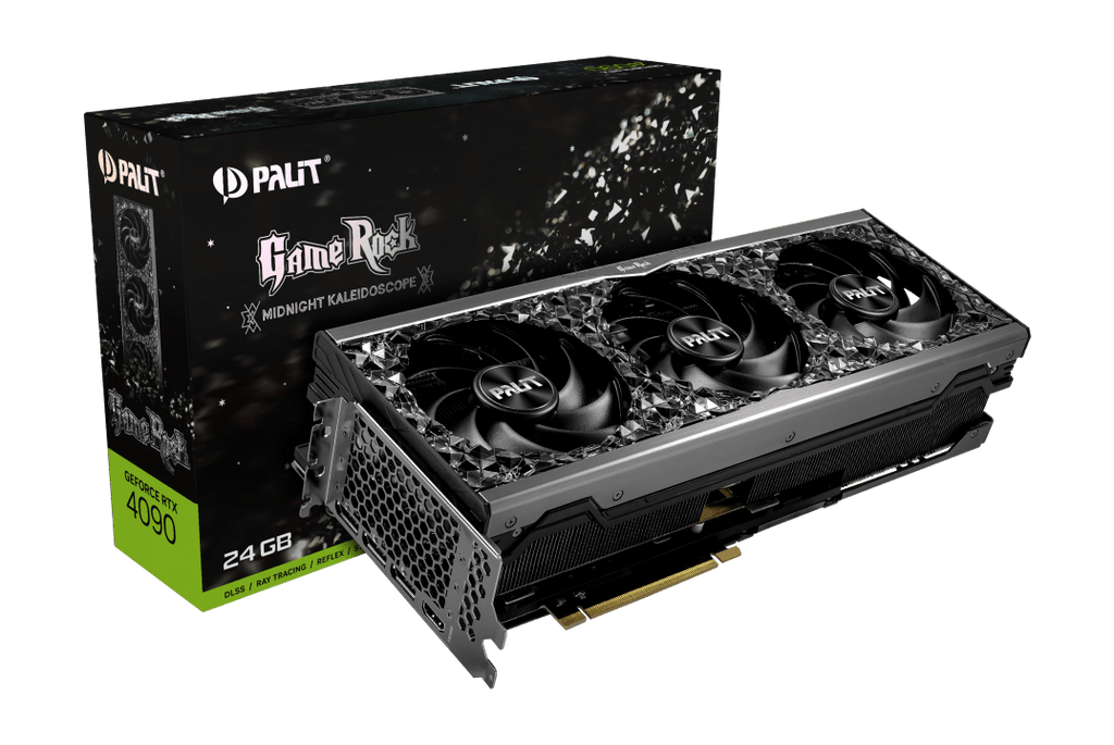 PALIT GeForce RTX 4090 Gamerock 24GB GDDR6X Graphics Card (Midnight Kaleidoscope)