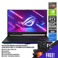 ASUS ROG STRIX SCAR 17 G733QS-HG153TS 300HZ GAMING LAPTOP (ORIGINAL BLACK) | 17.3" FHD | Ryzen™ 9 5900HX | 16GB DDR4 | 1TB + 1TB SSD | WIN10